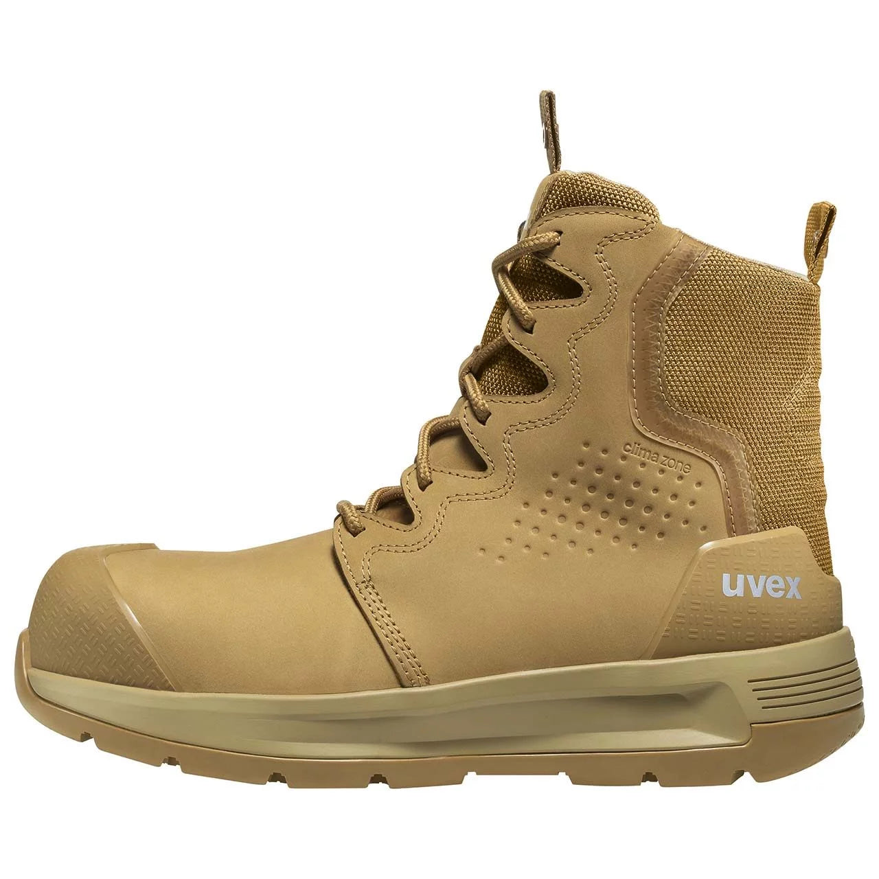 UVEX 3 X-FLOW ZIP SIDE WORK BOOT - STANDARD WIDTH