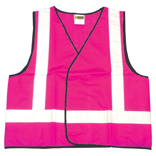ON SITE SAFTEY PINK VEST - TAPED