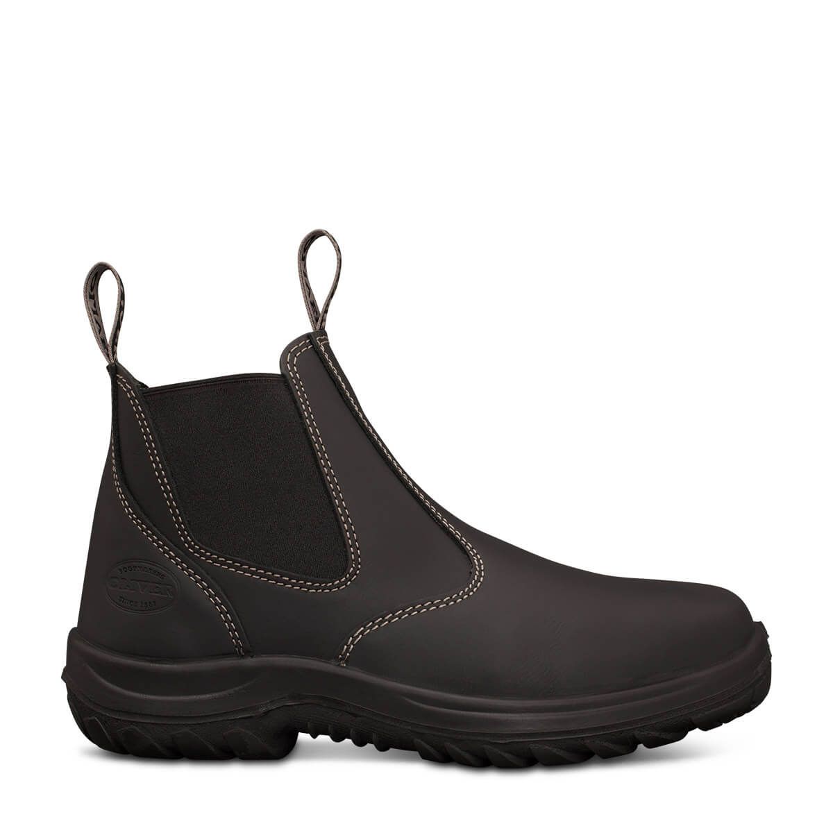 OLIVER BLACK NON-SAFETY ELASTIC SIDED BOOT