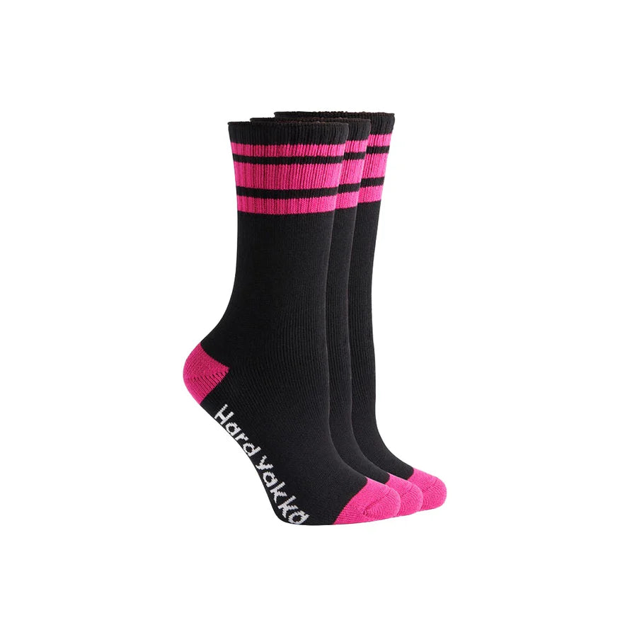 HARD YAKKA WOMEN'S BAMBOO SOCK 3 PACK
