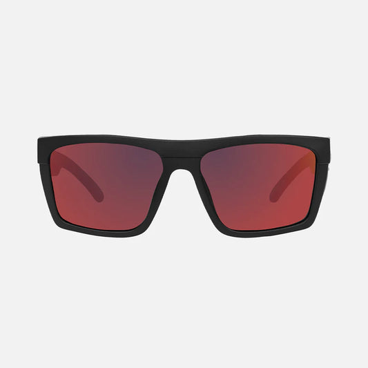 CARVE VOLLEY - SAFETY MATT BLACK FRAME - GREY RED IRIDIUM POLARIZED LENS