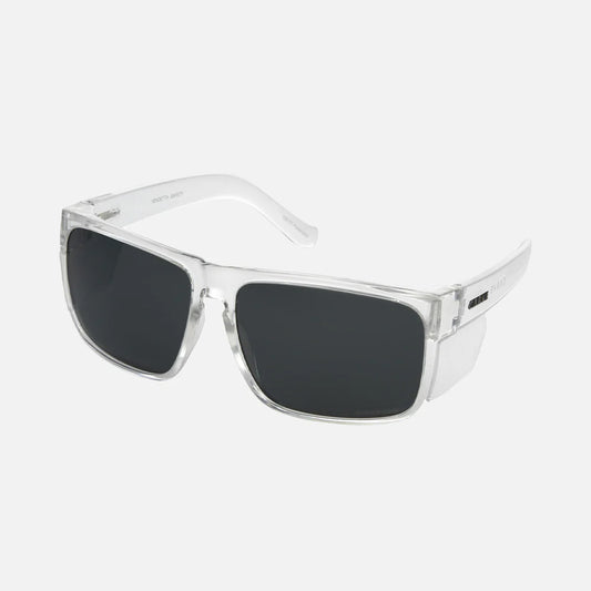 CARVE VENDETTA - SAFETY GLOSS CLEAR FRAME - GREY POLARIZED LENS