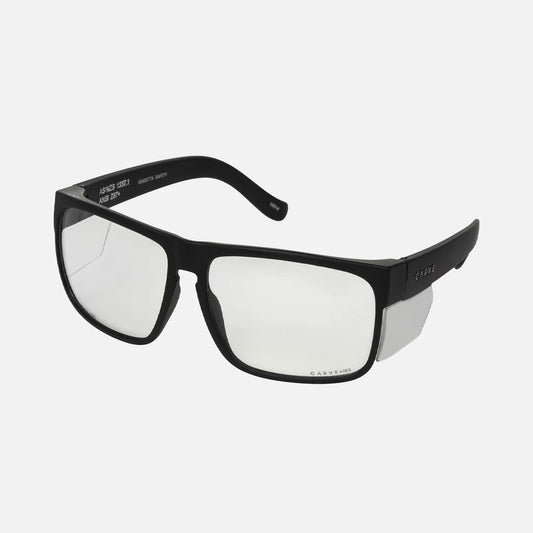 CARVE VENDETTA - SAFETY MATT BLACK FRAME - PHOTOCHROMATIC GREY CLEAR LENS