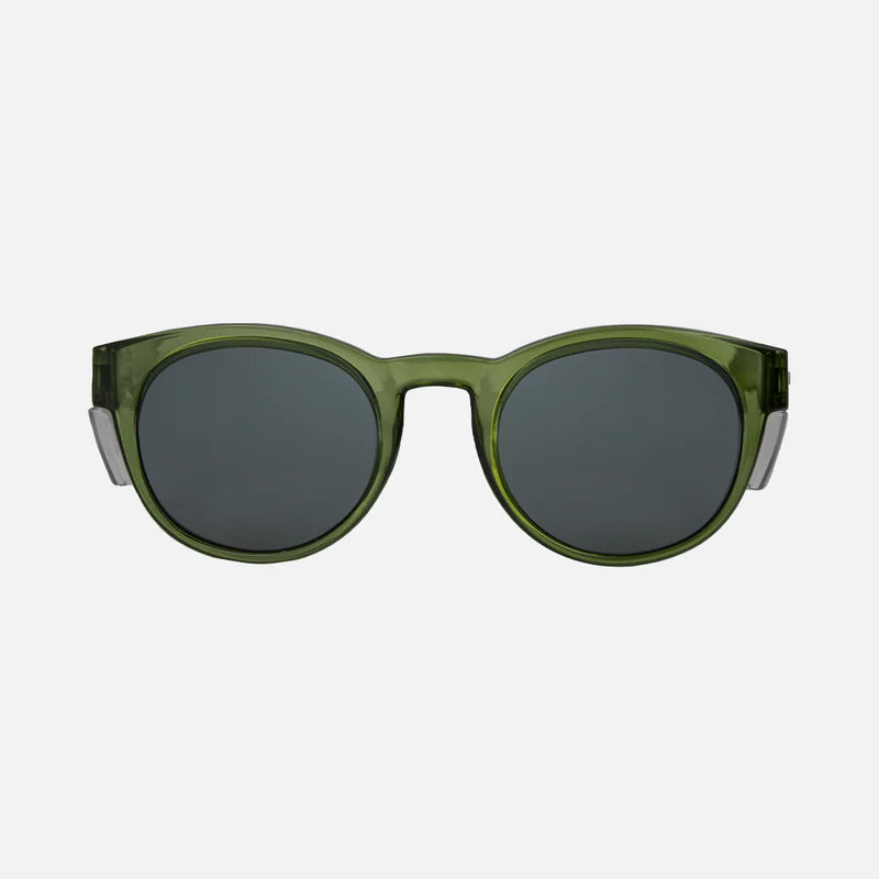 CARVE CHIPPY - SAFETY CRYSTAL GREEN FRAME - GREY POLARIZED LENS