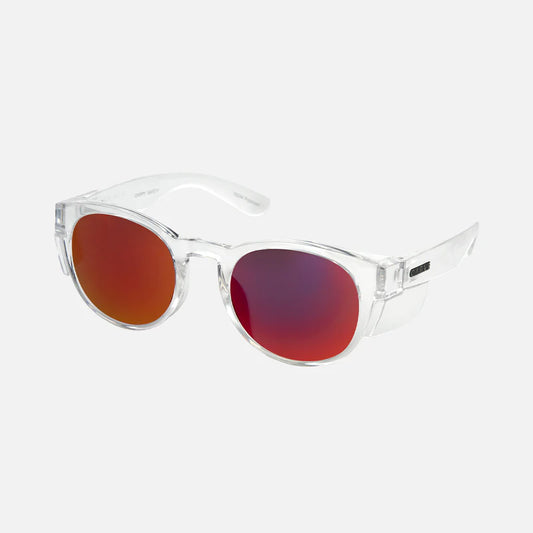CARVE CHIPPY - SAFETY GLOSS CLEAR FRAME - GREY POLARIZED RED IRIDIUM LENS
