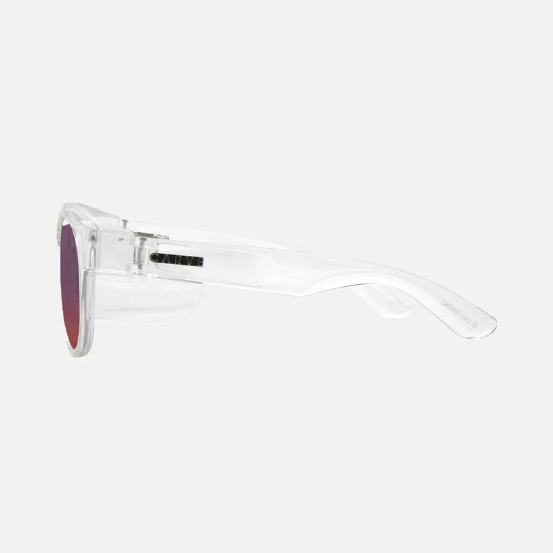 CARVE CHIPPY - SAFETY GLOSS CLEAR FRAME - GREY POLARIZED RED IRIDIUM LENS