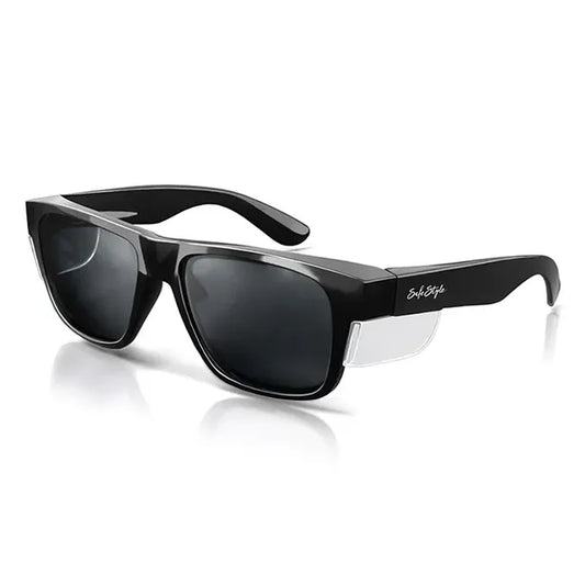 SAFESTYLE FUSIONS BLACK FRAME POLARISED LENS