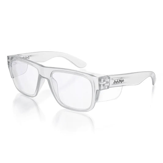 SAFESTYLE FUSIONS CLEAR FRAME CLEAR LENS UV400