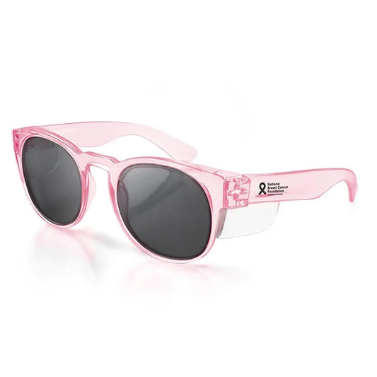 SAFESTYLE CRUISERS PINK FRAME POLARISED UV400 LENS SAFETY GLASSES