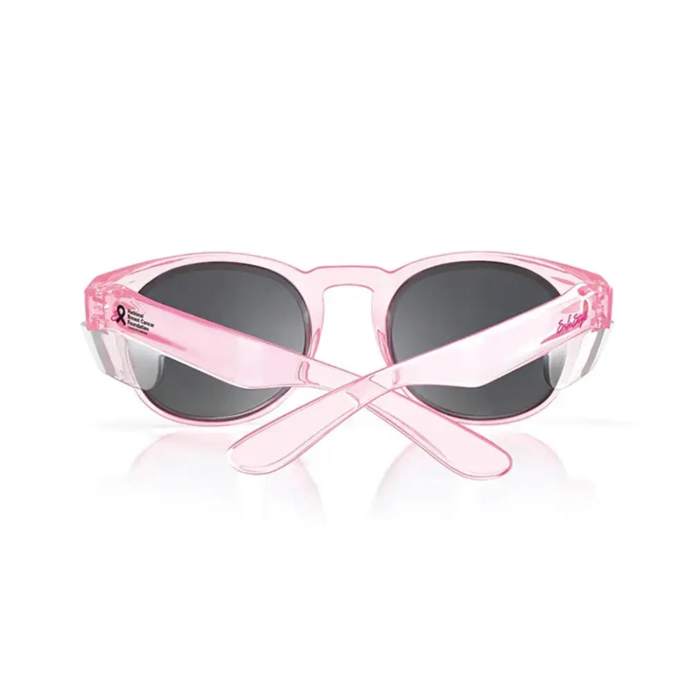 SAFESTYLE CRUISERS PINK FRAME POLARISED UV400 LENS SAFETY GLASSES