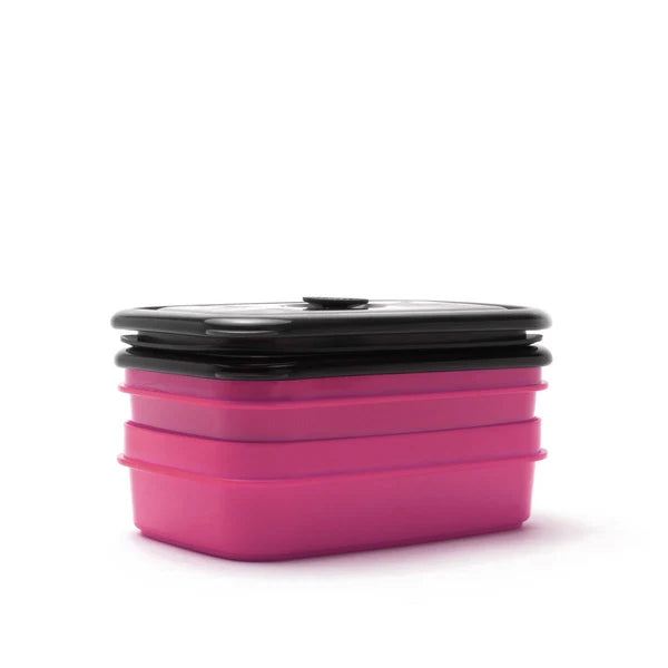 RUGGED XTREME 3PCK ASSORTED REUSABLE CRIB CONTAINERS - PINK