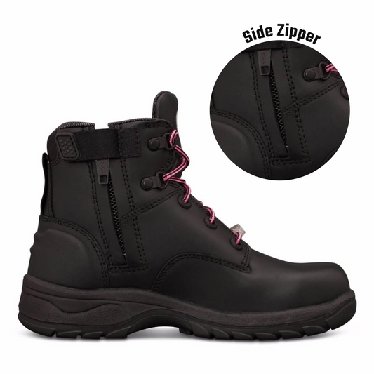 OLIVER LADIES BLACK ZIP SIDED BOOT