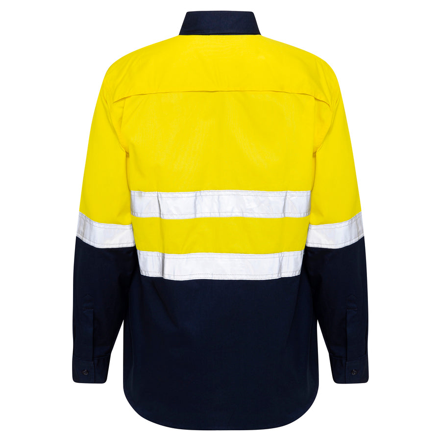 SPARTAN TAPED COOL BREATHE HI VIS SHIRT – YELLOW/NAVY