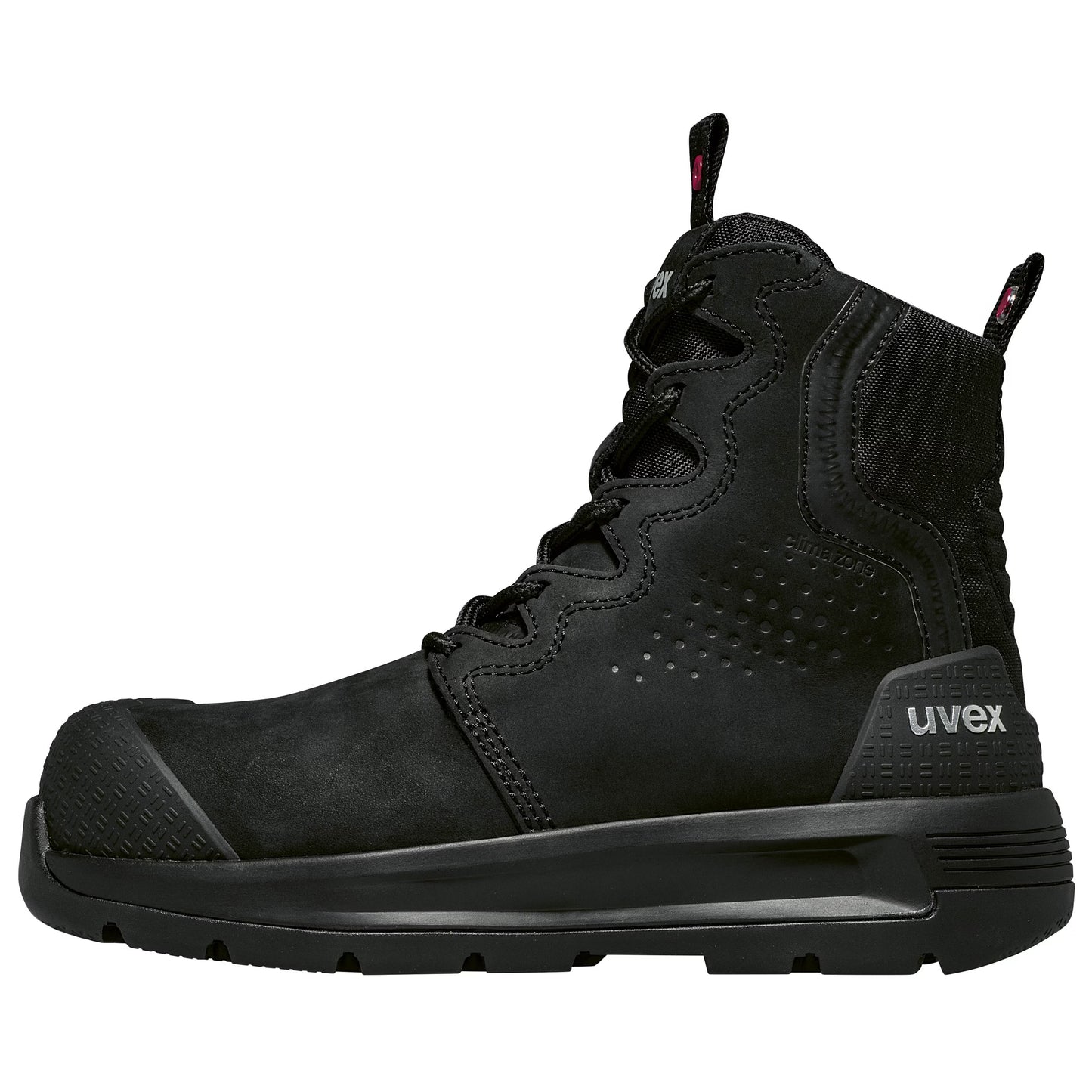 UVEX 3 X-FLOW WOMENS ZIP NARROW WORK BOOT - BLACK