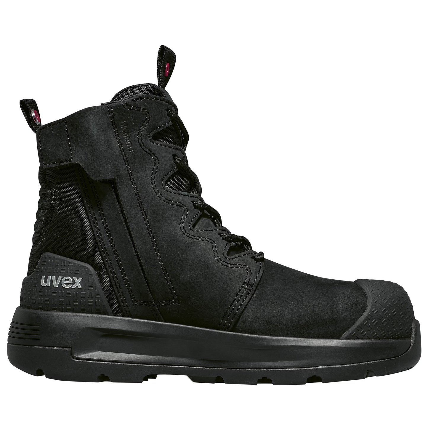 UVEX 3 X-FLOW WOMENS ZIP NARROW WORK BOOT - BLACK