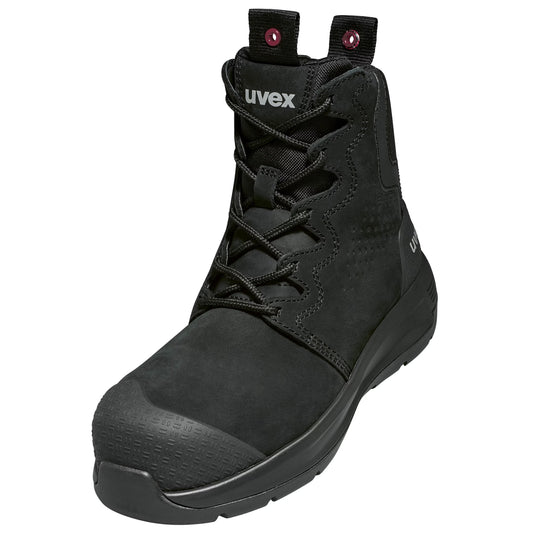 UVEX 3 X-FLOW WOMENS ZIP NARROW WORK BOOT - BLACK