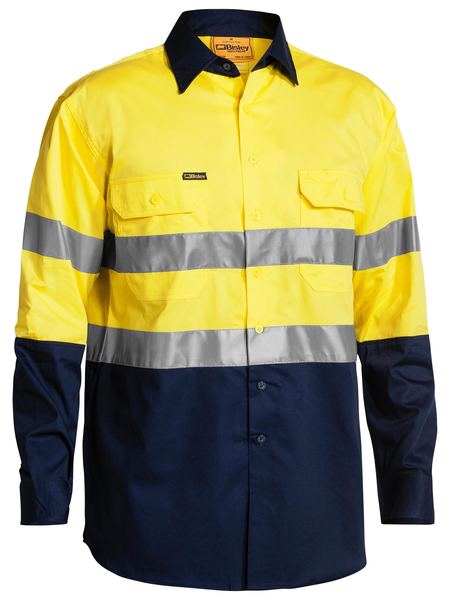 BISLEY TAPED HI VIS COOL LIGHTWEIGHT SHIRT