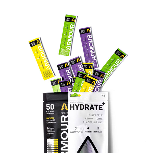 BODY ARMOUR HYDRATE+ HYPOTONIC SACHETS