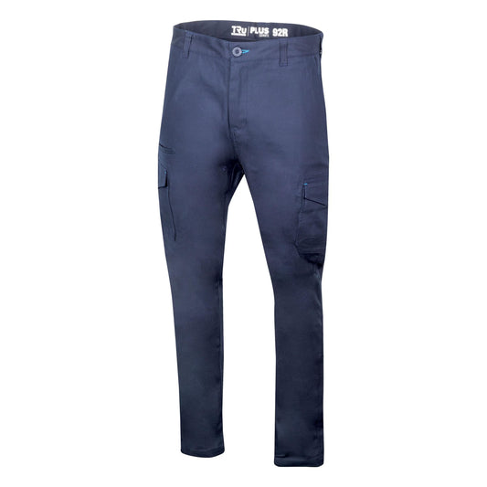 TRU WORKWEAR MIDWEIGHT COTTON STRETCH CARGO TROUSERS