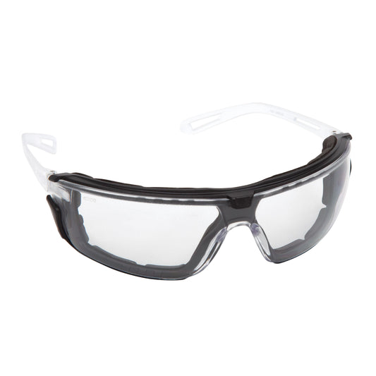 FORCE 360 AIR-G FOAM BACK SAFETY GLASSES - CLEAR