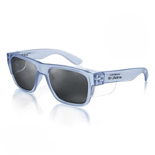SAFESTYLE FUSIONS BLUE FRAME UV400 POLARISED LENS