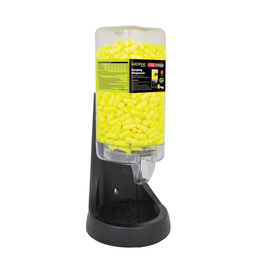 FORCE 360 BULLET SHAPED UNCORDED EARPLUGS WITH DISPENSER (500PR)