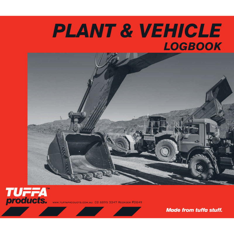 TUFFA PLANT AND VEHICLE LOG BOOK