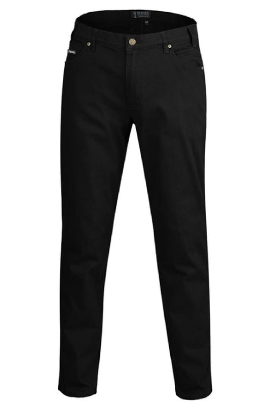 PILBARA COLLECTION COTTON STRETCH JEANS BLACK