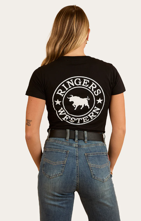 RINGERS SIGNATURE BULL WOMENS CLASSIC FITTED T-SHIRT