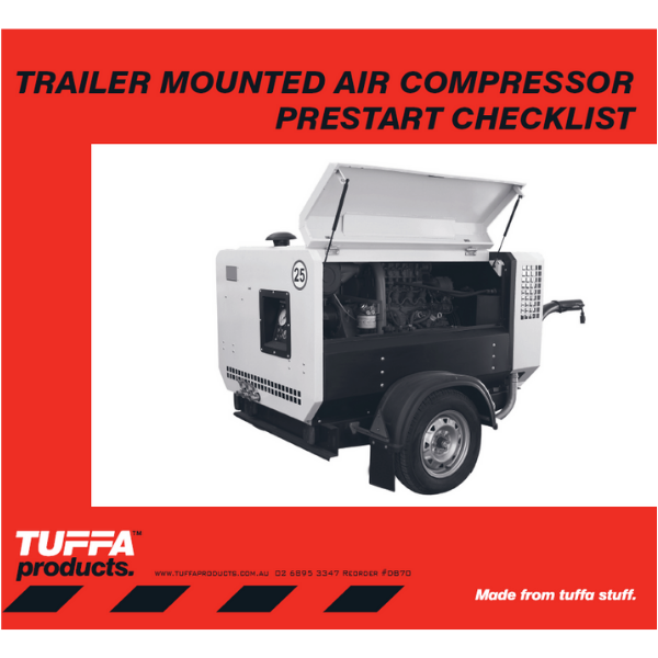 TUFFA AIR COMPRESSOR PRESTART BOOK