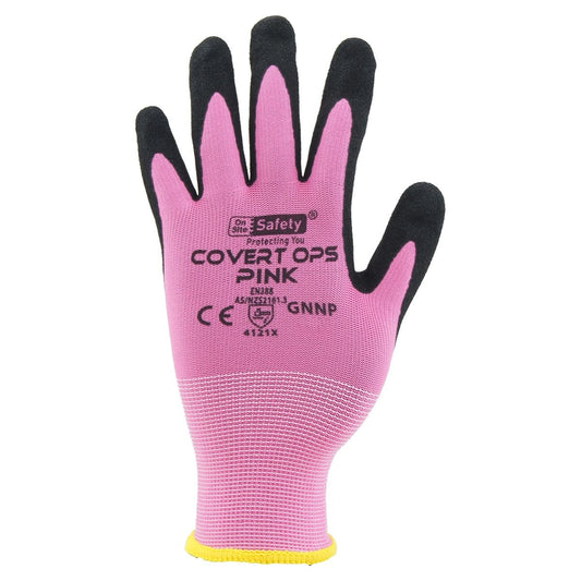 COVERT OPS PINK GLOVES