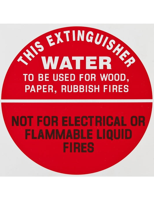 FIREX WATER STICKER