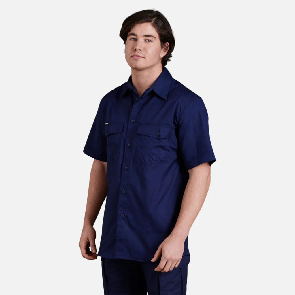 KING GEE WORKCOOL 2 LIGHTWEIGHT RIPSTOP SHORT SLEEVE WORK SHIRT