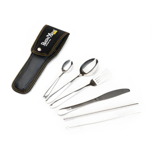 RUGGED XTREMES CUTTLERY SET W CASE