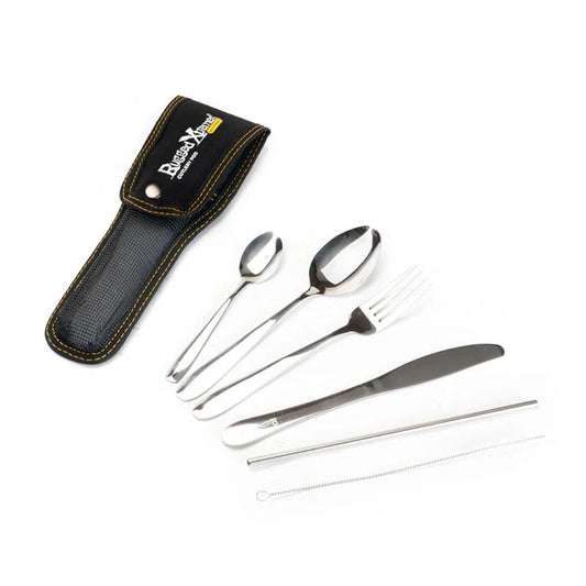 RUGGED XTREMES CUTTLERY SET W CASE