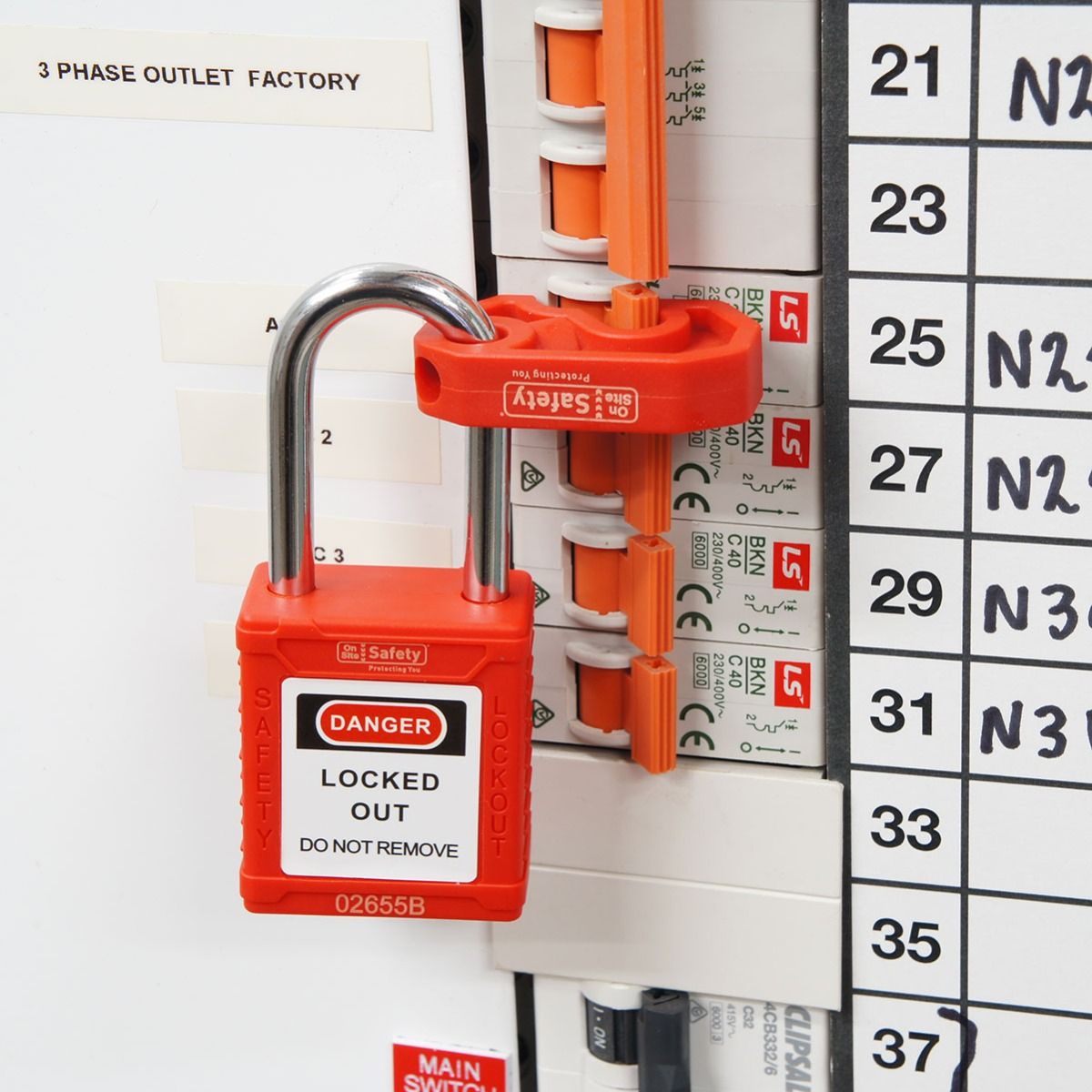 ON SITE SAFETY LOTO LOCK OUT PADLOCK